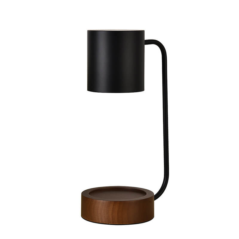 Japanese Minimalist Wood Timing Dimming 1-Light Melting Wax Table Lamp