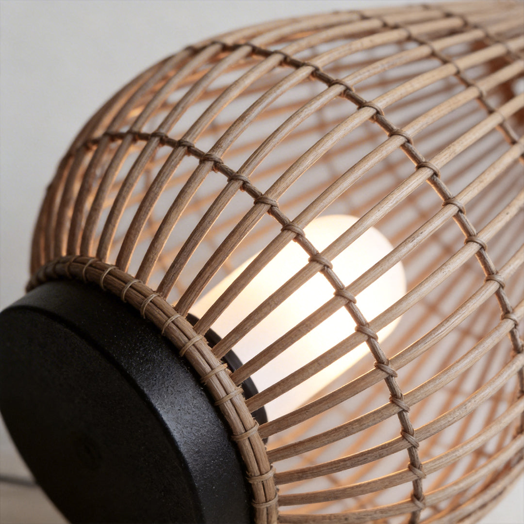 Bamboo Lantern Portable Waterproof Modern Outdoor Light