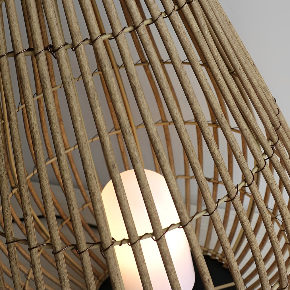 Bamboo Lantern Portable Waterproof Modern Outdoor Light