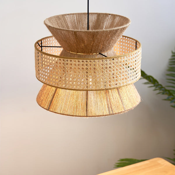 Handwoven Bamboo Pendant Lamp