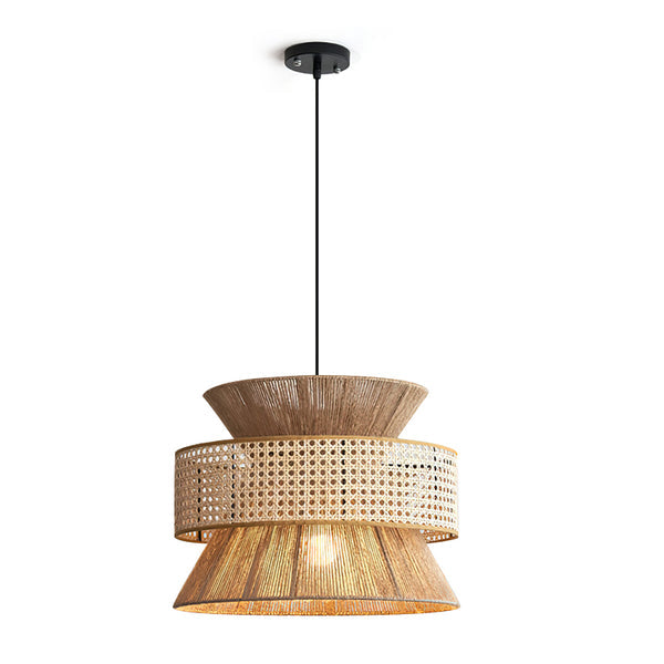 Handwoven Bamboo Pendant Lamp