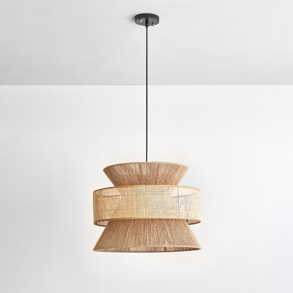 Handwoven Bamboo Pendant Lamp