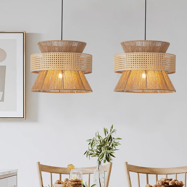 Handwoven Bamboo Pendant Lamp