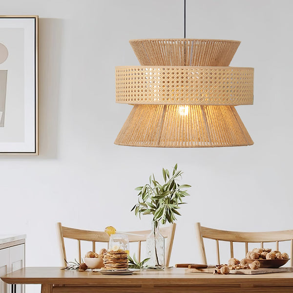 Handwoven Bamboo Pendant Lamp