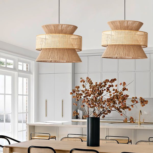 Handwoven Bamboo Pendant Lamp