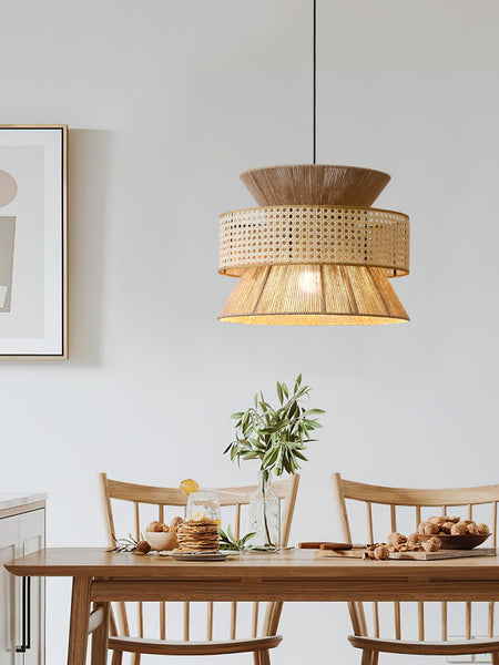 Handwoven Bamboo Pendant Lamp