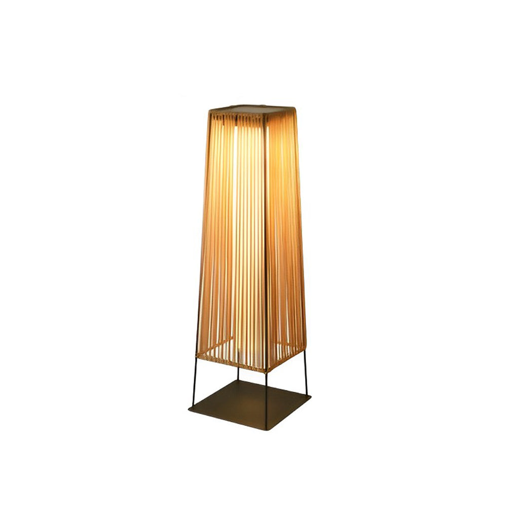 Rattan Outdoor Post Light